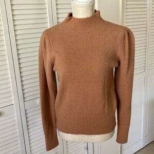 Cliche high neck soft sweater‎ in a rosy peach color like new size L